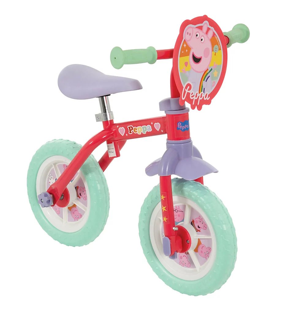 Peppa Pig My First 2 in 1 10″ Training Bike - BIKES - CHILDRENS - Beattys of Loughrea