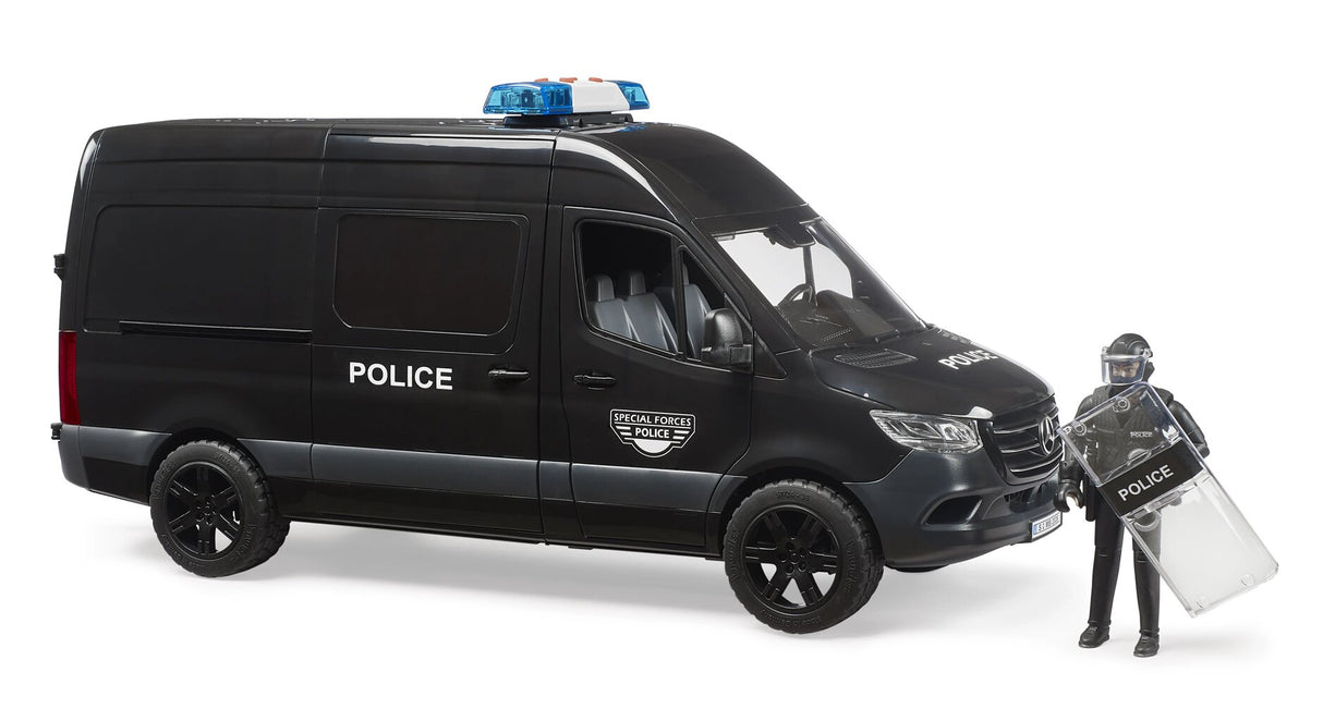 Bruder MB Sprinter with Policeman - FARMS/TRACTORS/BUILDING - Beattys of Loughrea
