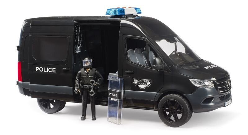 Bruder MB Sprinter with Policeman - FARMS/TRACTORS/BUILDING - Beattys of Loughrea