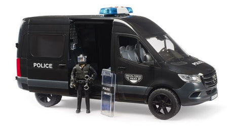 Bruder MB Sprinter with Policeman - FARMS/TRACTORS/BUILDING - Beattys of Loughrea