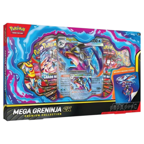 Pokémon TCG: Mega Greninja ex Premium Collection - HALLOWEEN, PKT MONEY, JOKE - Beattys of Loughrea