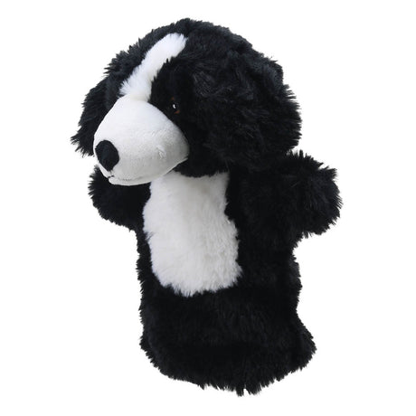 The Puppet Company Border Collie Eco Puppet Buddy - SOFT TOYS - Beattys of Loughrea