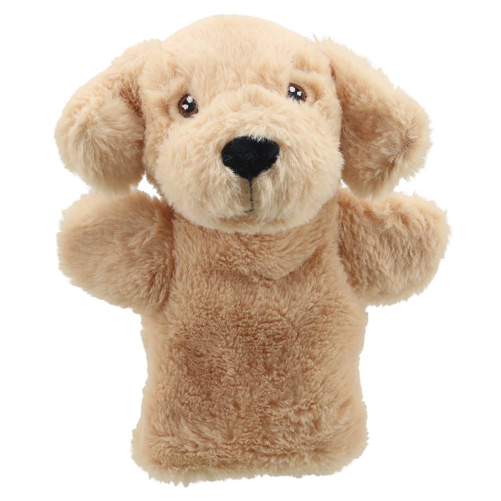 The Puppet Company Labrador Yellow Eco Puppet Buddy - SOFT TOYS - Beattys of Loughrea