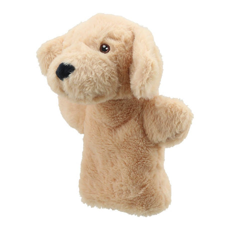 The Puppet Company Labrador Yellow Eco Puppet Buddy - SOFT TOYS - Beattys of Loughrea