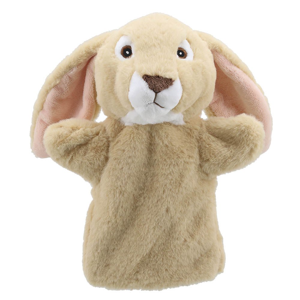 The Puppet Company Lop - Eared Rabbit Eco Puppet Buddy - SOFT TOYS - Beattys of Loughrea