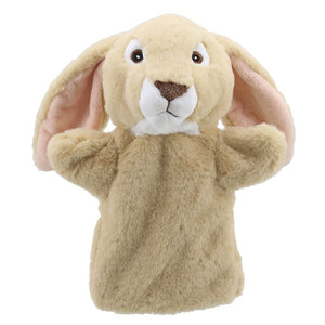 The Puppet Company Lop - Eared Rabbit Eco Puppet Buddy - SOFT TOYS - Beattys of Loughrea