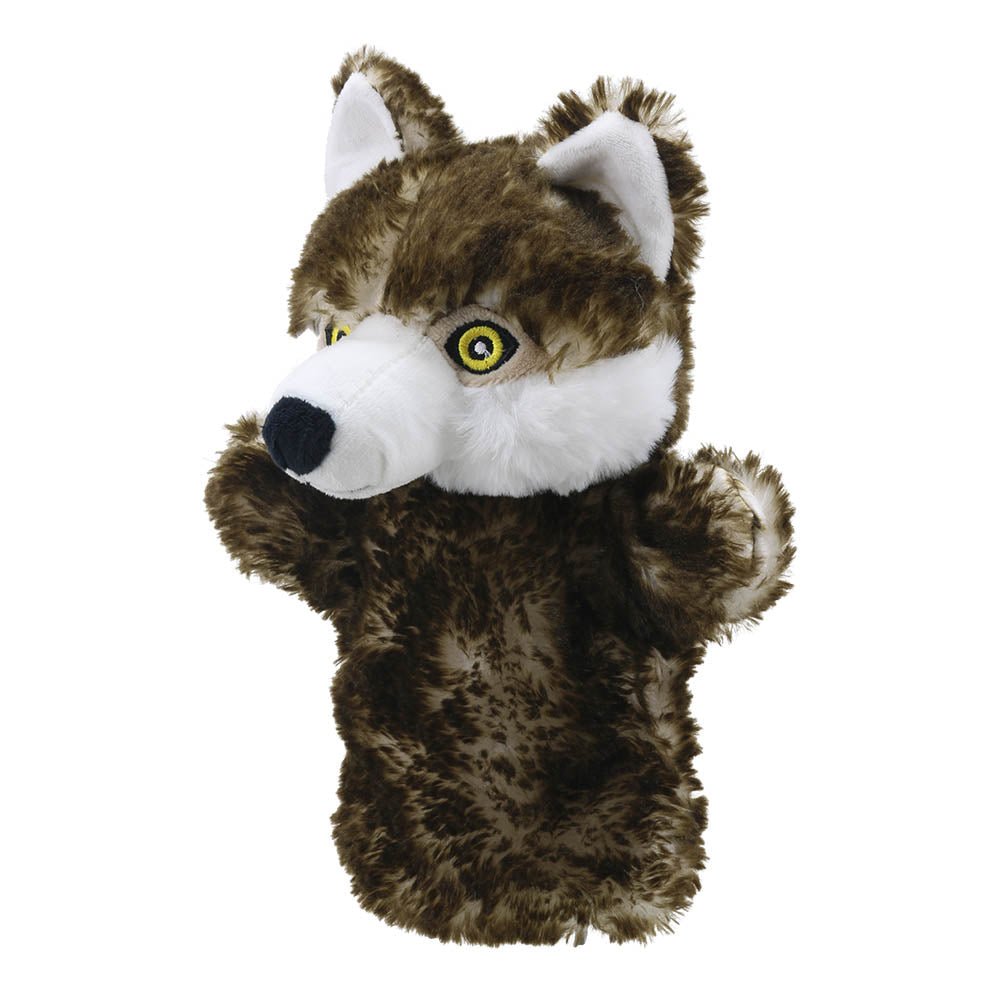 The Puppet Company Wolf Eco Puppet Buddy - SOFT TOYS - Beattys of Loughrea