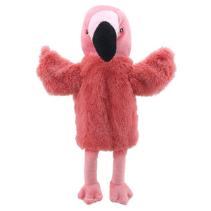 The Puppet Company Flamingo Eco Puppet Buddy - SOFT TOYS - Beattys of Loughrea