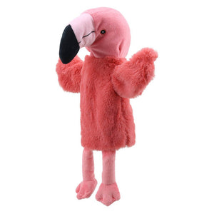 The Puppet Company Flamingo Eco Puppet Buddy - SOFT TOYS - Beattys of Loughrea