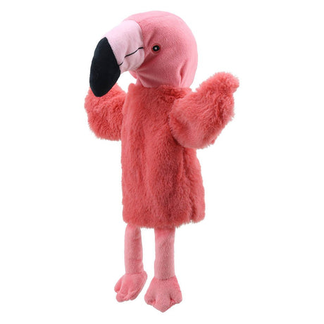The Puppet Company Flamingo Eco Puppet Buddy - SOFT TOYS - Beattys of Loughrea