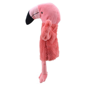 The Puppet Company Flamingo Eco Puppet Buddy - SOFT TOYS - Beattys of Loughrea