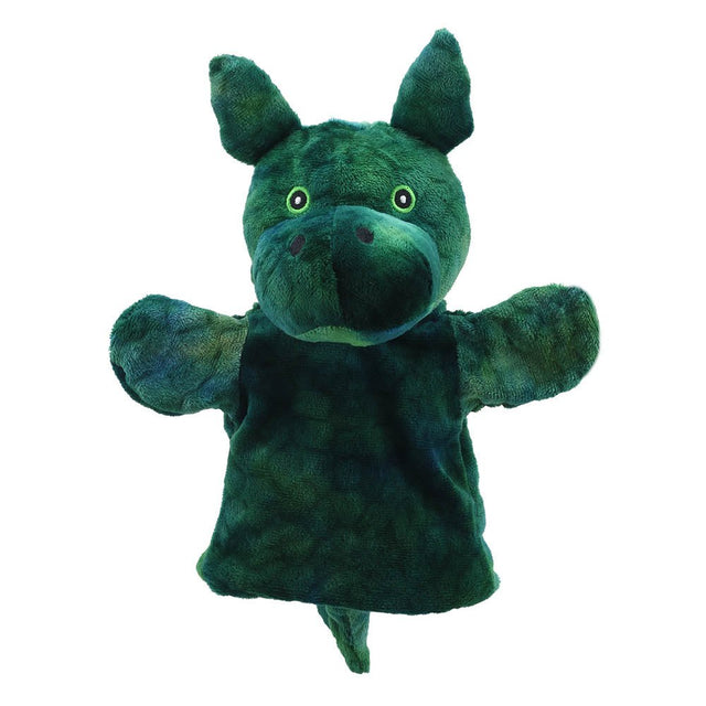 The Puppet Company Green Dragon Eco Puppet Buddy - SOFT TOYS - Beattys of Loughrea