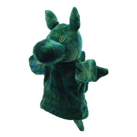 The Puppet Company Green Dragon Eco Puppet Buddy - SOFT TOYS - Beattys of Loughrea