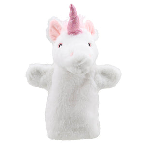The Puppet Company Unicorn Eco Puppet Buddy - SOFT TOYS - Beattys of Loughrea