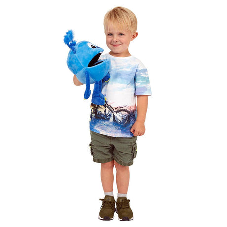 The Puppet Company Blue Baby Monster Hand Puppet - SOFT TOYS - Beattys of Loughrea