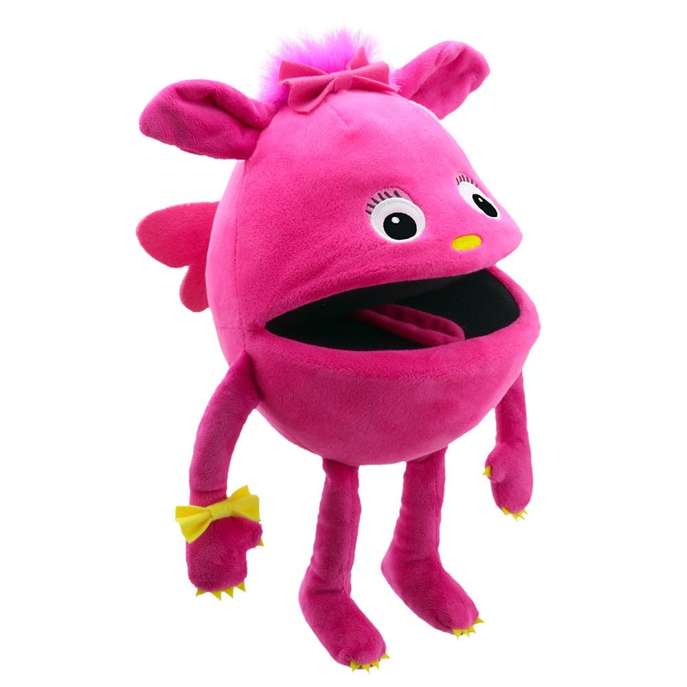 The Puppet Company Pink Baby Monster Hand Puppet - SOFT TOYS - Beattys of Loughrea