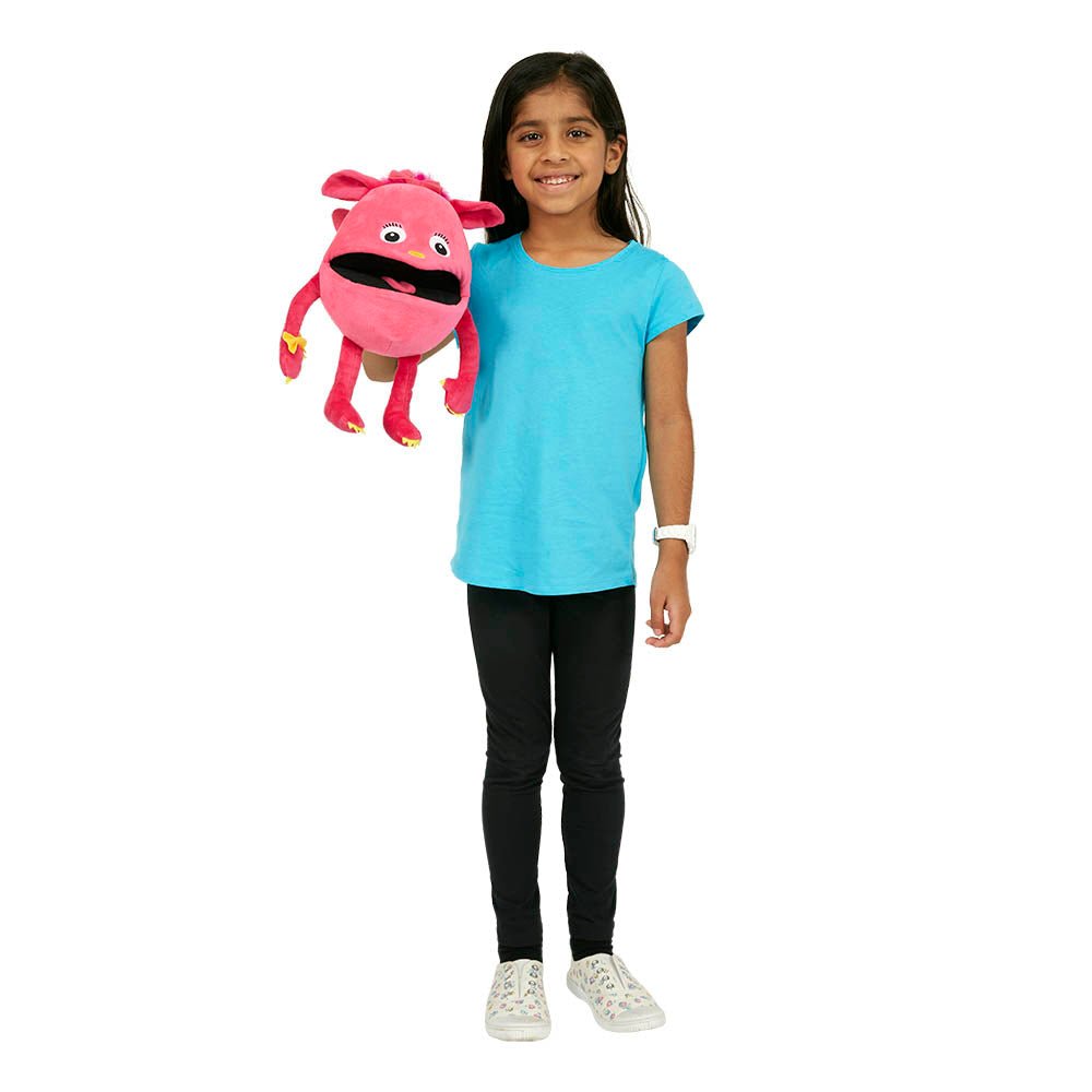 The Puppet Company Pink Baby Monster Hand Puppet - SOFT TOYS - Beattys of Loughrea