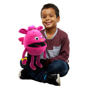The Puppet Company Pink Baby Monster Hand Puppet - SOFT TOYS - Beattys of Loughrea