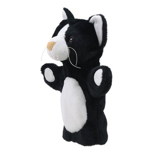 The Puppet Company Black And White Cat Eco Puppet Buddy - SOFT TOYS - Beattys of Loughrea