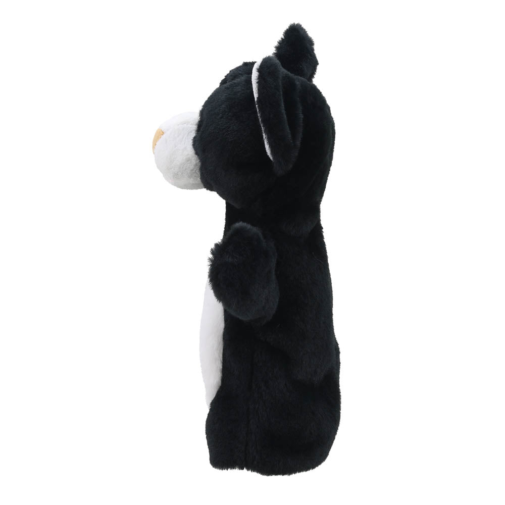 The Puppet Company Black And White Cat Eco Puppet Buddy - SOFT TOYS - Beattys of Loughrea