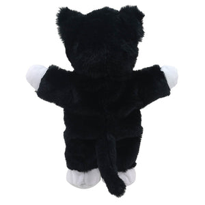 The Puppet Company Black And White Cat Eco Walking Puppet - SOFT TOYS - Beattys of Loughrea