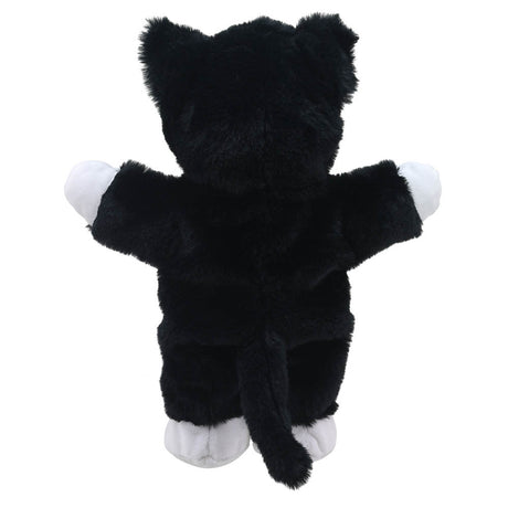 The Puppet Company Black And White Cat Eco Walking Puppet - SOFT TOYS - Beattys of Loughrea