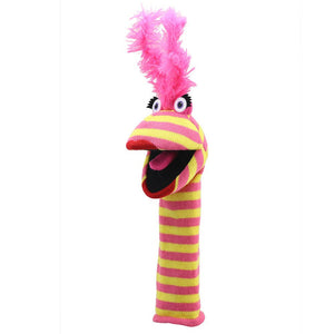 The Puppet Company Lipstick Eco Sockette Puppet - SOFT TOYS - Beattys of Loughrea