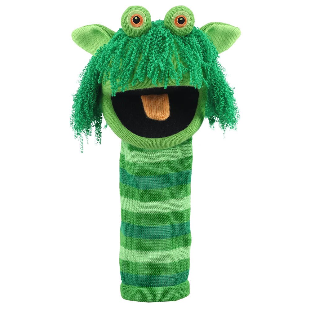 The Puppet Company Squelch Eco Sockette Puppet - SOFT TOYS - Beattys of Loughrea