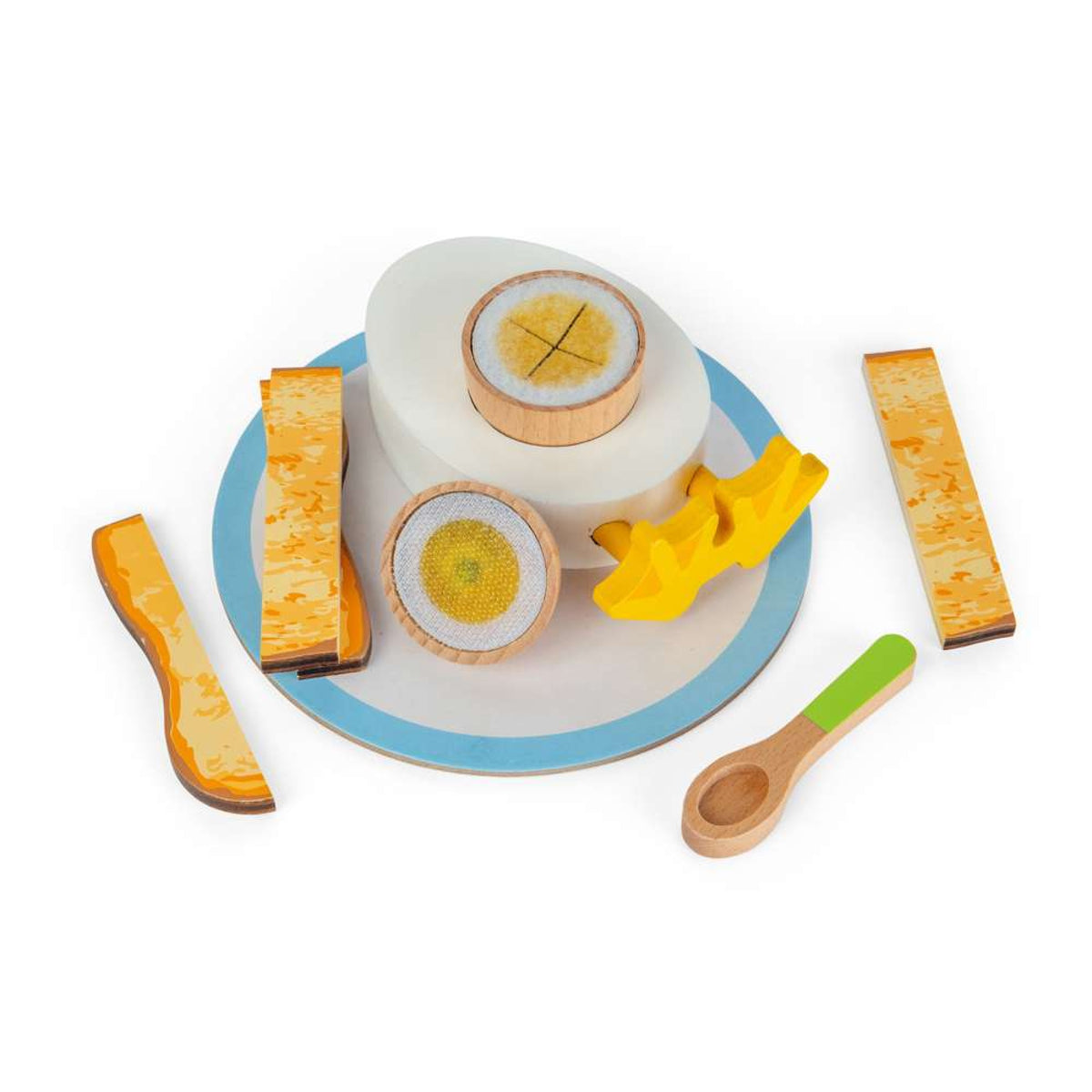 Bigjigs Dippy Egg Wooden Play Food Set