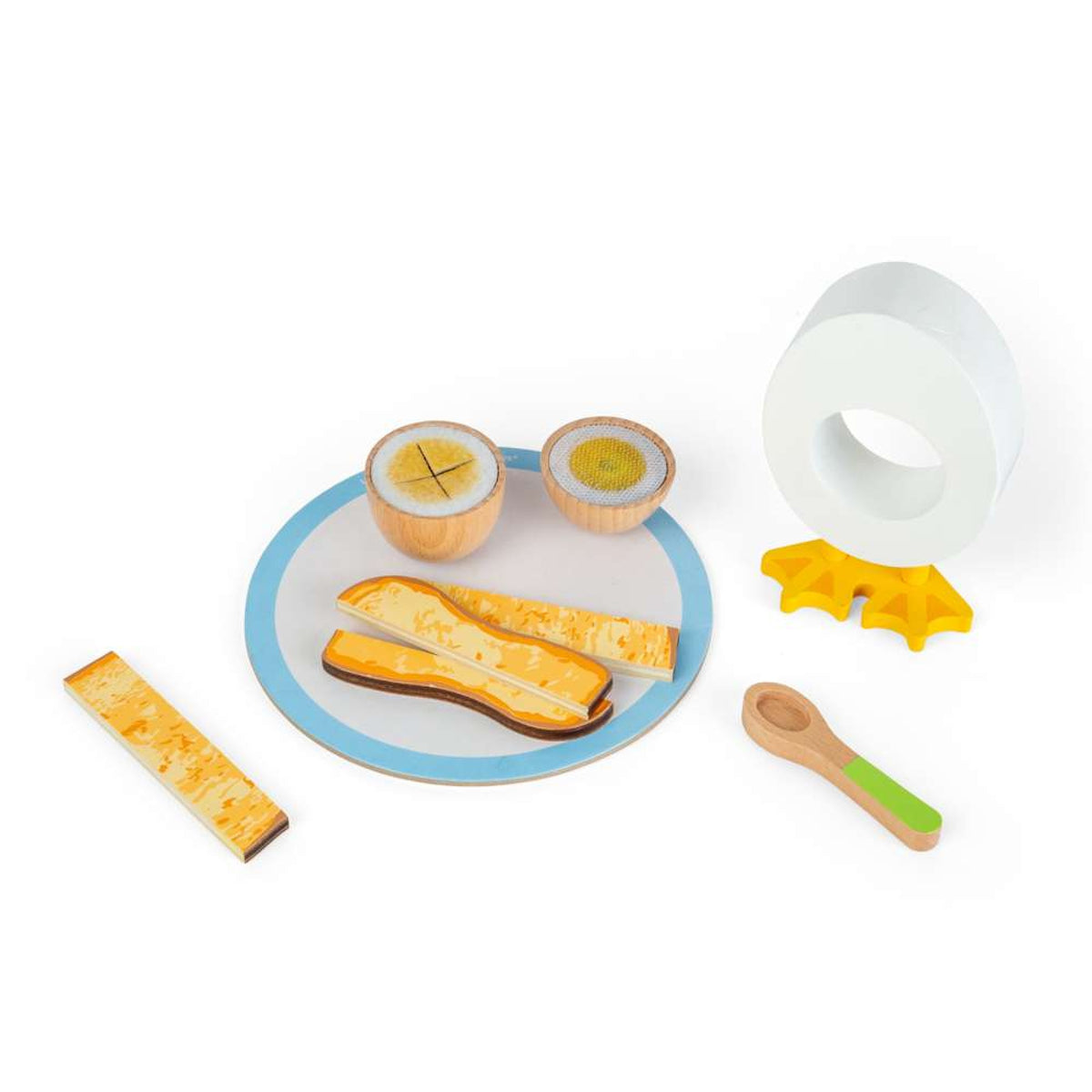 Bigjigs Dippy Egg Wooden Play Food Set
