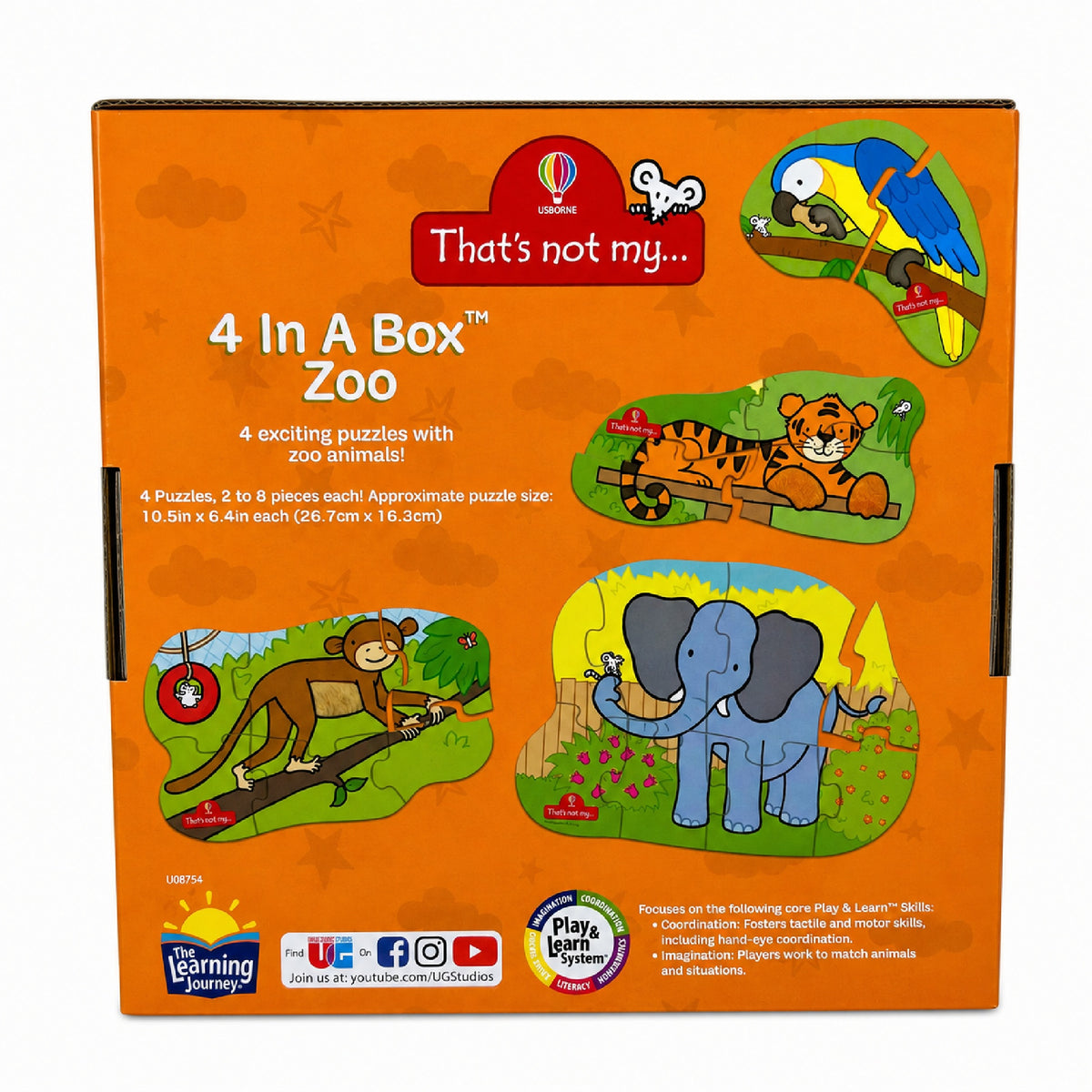 That's Not My... 4-in-1 Puzzle Set Zoo