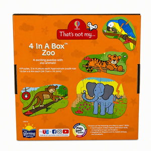 That's Not My... 4-in-1 Puzzle Set Zoo