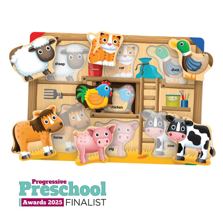 The Learning Journey My First Lift & Learn Farm Puzzle - BOARD GAMES / DVD GAMES - Beattys of Loughrea