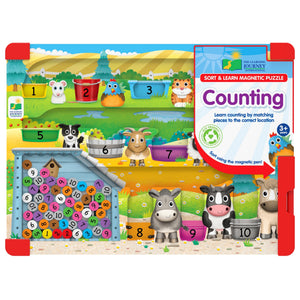 The Learning Journey Sort & Learn Magnetic Puzzle Counting Farm