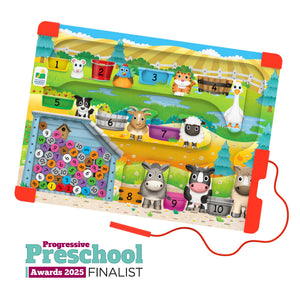 The Learning Journey Sort & Learn Magnetic Puzzle Counting Farm