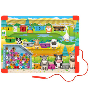 The Learning Journey Sort & Learn Magnetic Puzzle Counting Farm