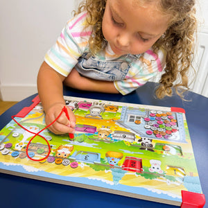 The Learning Journey Sort & Learn Magnetic Puzzle Counting Farm