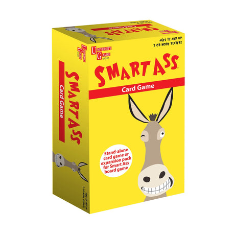 University Games Smart Ass Trivia Card Game - BOARD GAMES / DVD GAMES - Beattys of Loughrea
