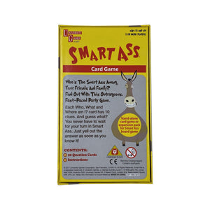 University Games Smart Ass Trivia Card Game