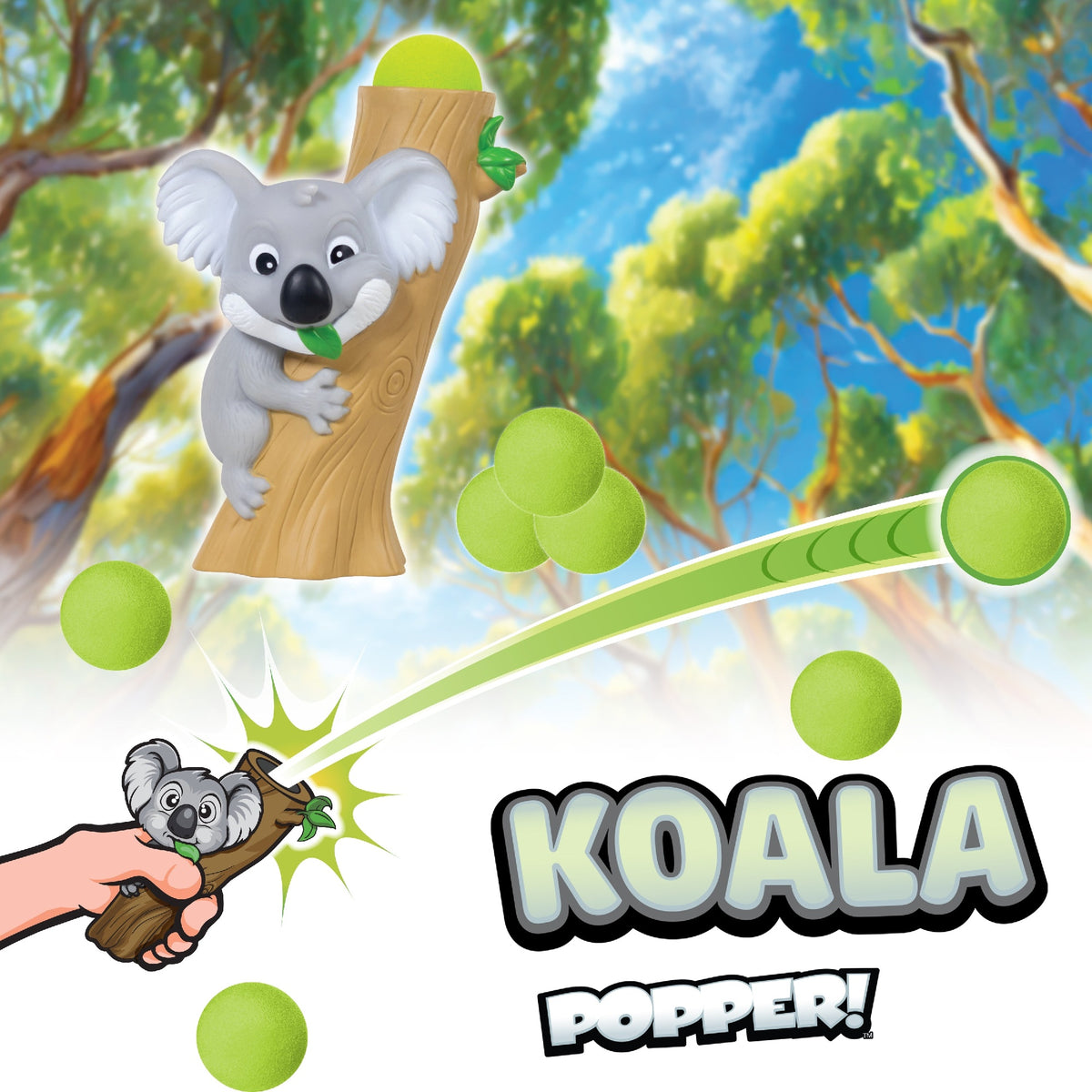 Hog Wild Koala Squeeze Popper