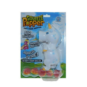 Hog Wild White Unicorn Squeeze Popper