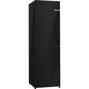 Bosch KGN27NBEAG Series 2 NoFrost Fridge Freezer, 182 x 55cm, Black