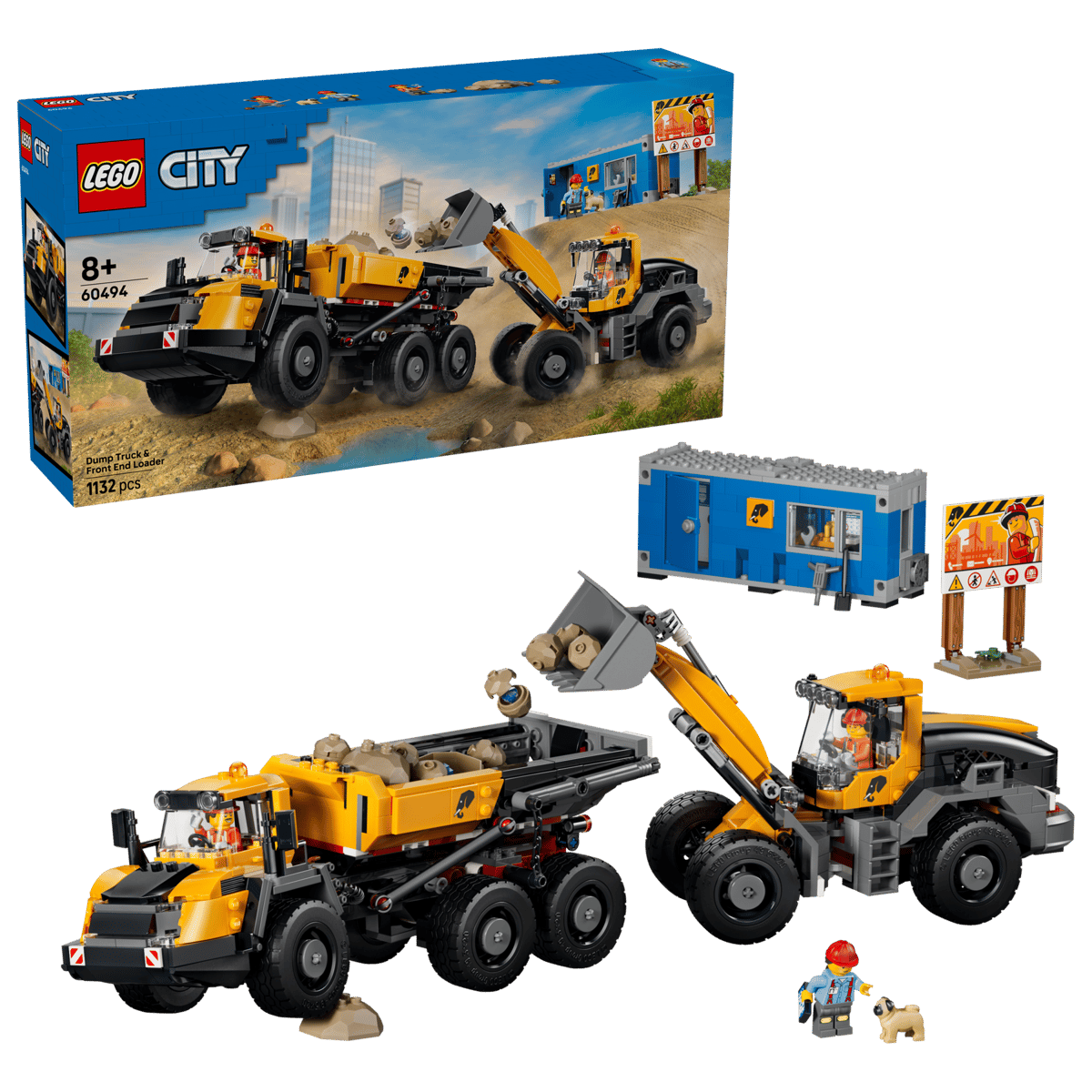 LEGO City Dump Truck & Front End Loader 60494 - CONSTRUCTION - LEGO/KNEX ETC - Beattys of Loughrea