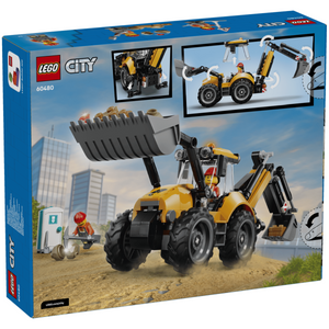 LEGO City Yellow Backhoe Loader 60480