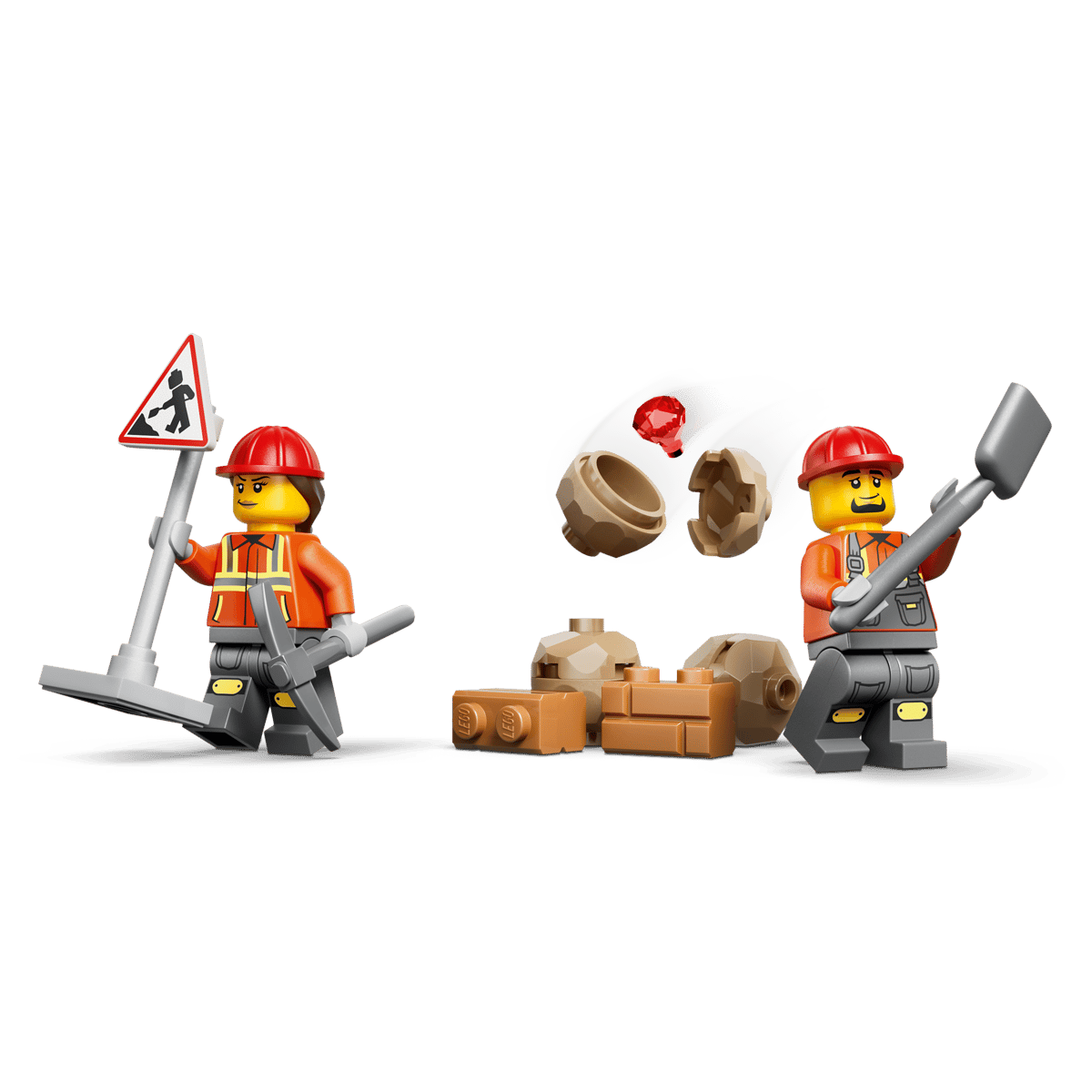 LEGO City Yellow Backhoe Loader 60480