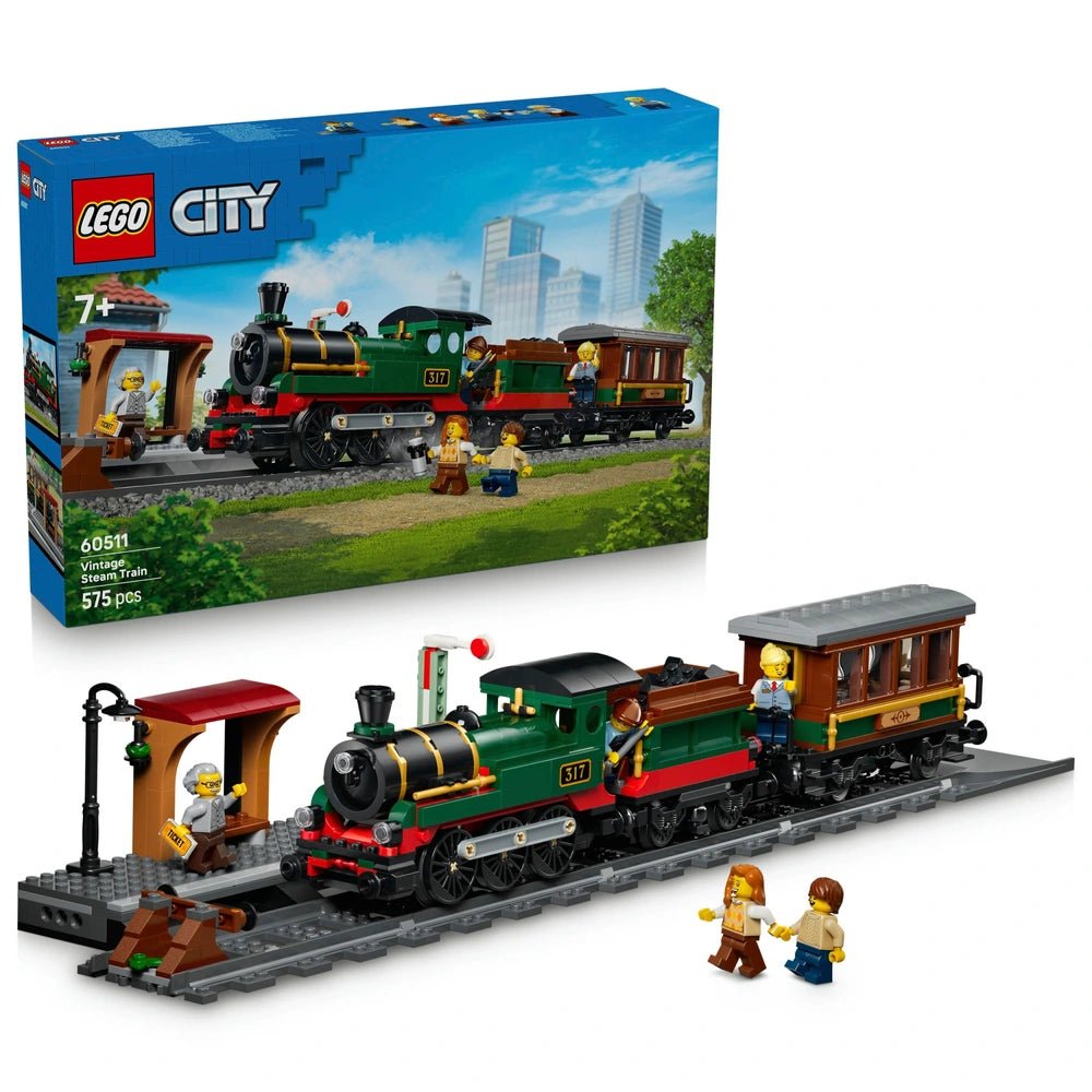LEGO City Vintage Steam Train 60511 - CONSTRUCTION - LEGO/KNEX ETC - Beattys of Loughrea
