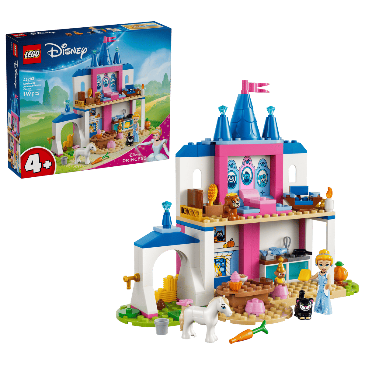 LEGO Disney Cinderella Animal Friends Castle 43283