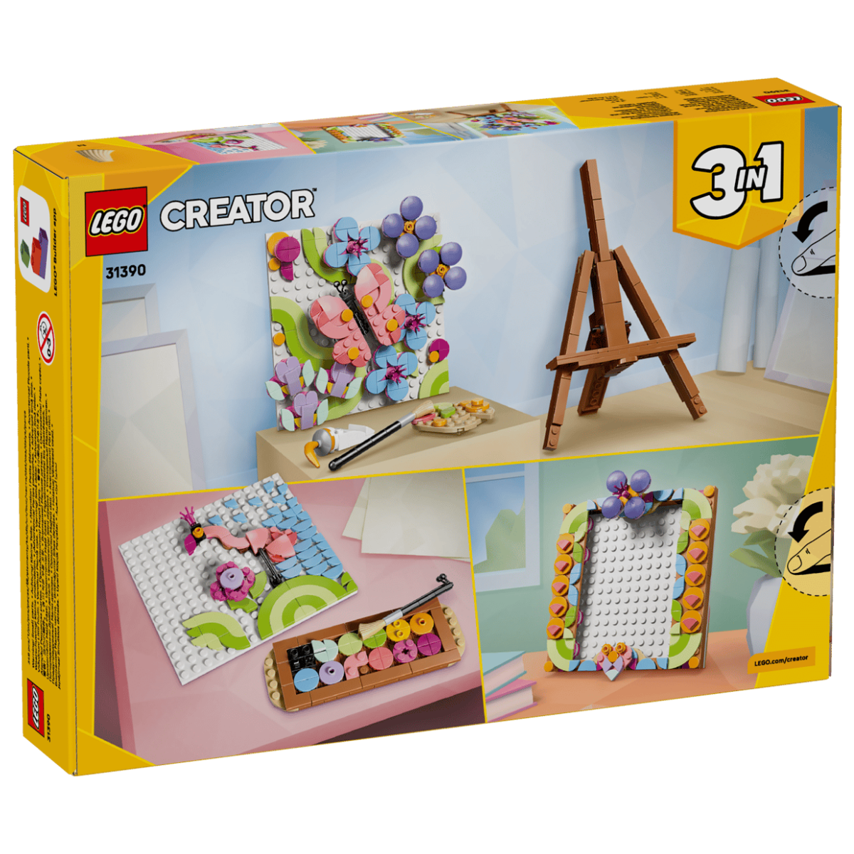 LEGO Creator 3-in-1 Floral Art Decor Painting 31390