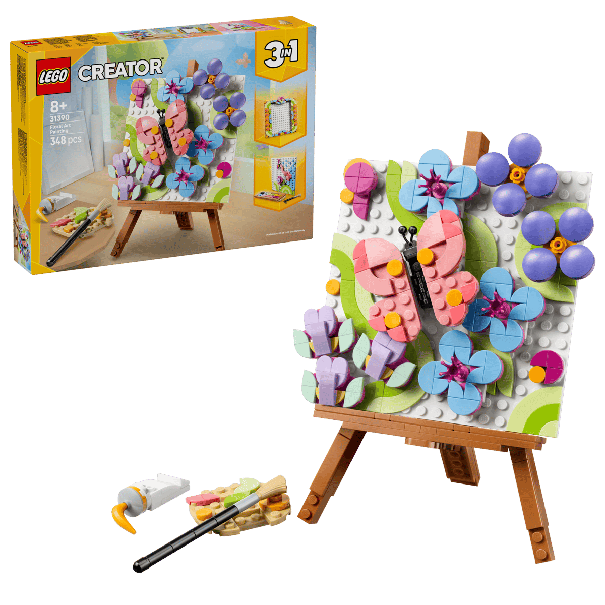 LEGO Creator 3-in-1 Floral Art Decor Painting 31390