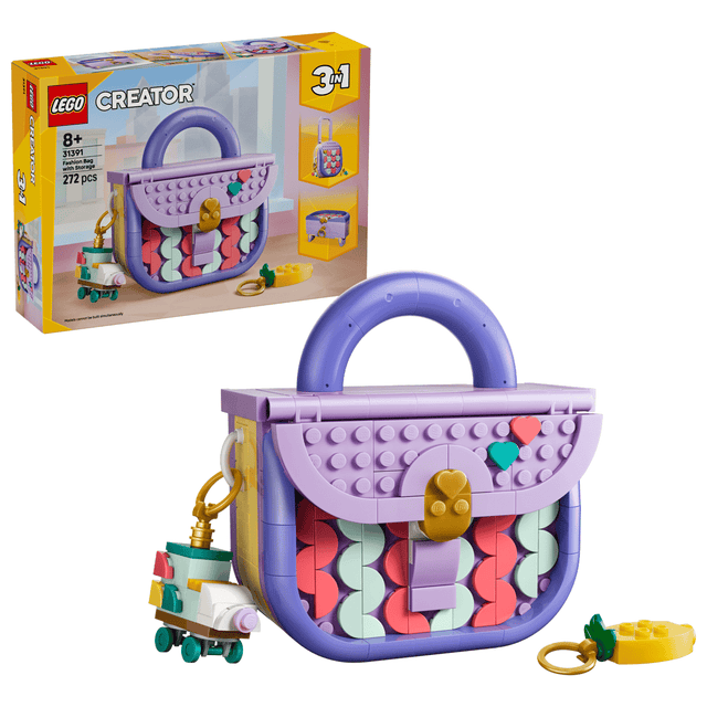 LEGO Creator 3 - in - 1 Art Fashion Bag With Storage 31391 - CONSTRUCTION - LEGO/KNEX ETC - Beattys of Loughrea